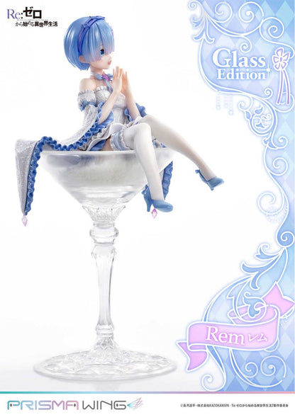 Re:Zero Starting Life in Another World Prisma Wing Figure − Rem Glass Bonus Edition