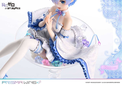 Re:Zero Starting Life in Another World Prisma Wing Figure − Rem Glass Bonus Edition