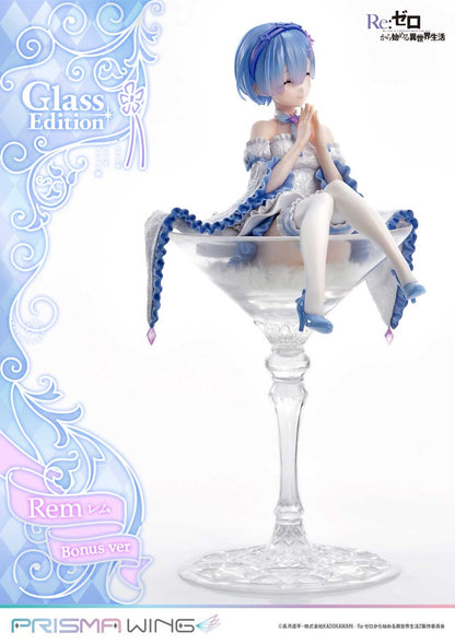 Re:Zero Starting Life in Another World Prisma Wing Figure − Rem Glass Bonus Edition