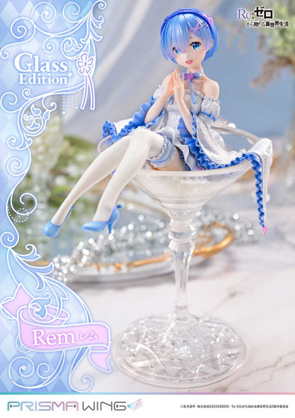 Re:Zero Starting Life in Another World Prisma Wing Figure − Rem Glass Bonus Edition