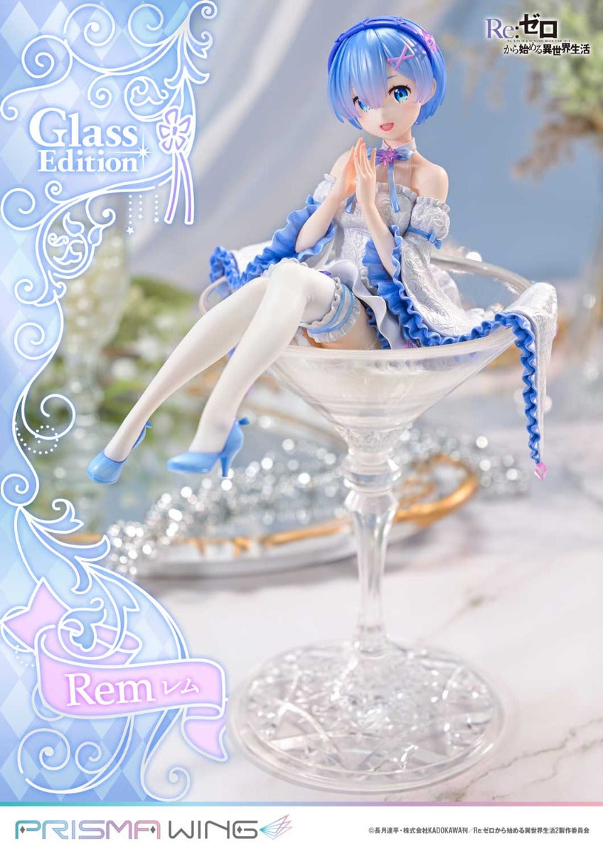 Re:Zero Starting Life in Another World Prisma Wing Figure − Rem Glass Bonus Edition