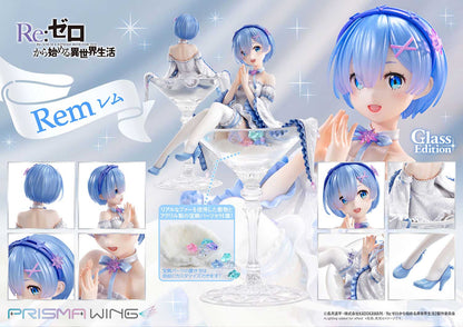 Re:Zero Starting Life in Another World Prisma Wing Figure − Rem Glass Bonus Edition
