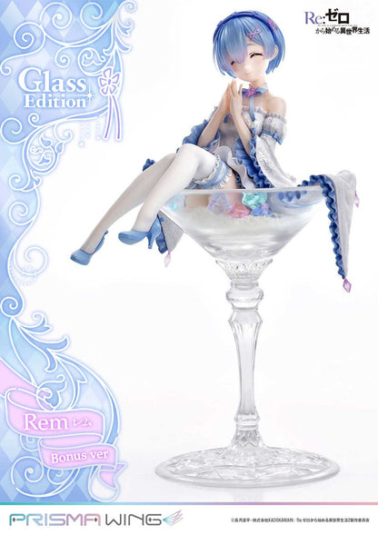 Re:Zero Starting Life in Another World Prisma Wing Figure − Rem Glass Bonus Edition