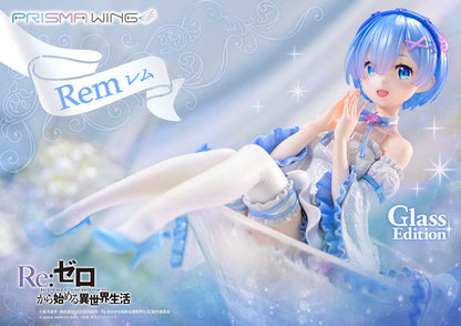 Re:Zero Starting Life in Another World Prisma Wing Figure − Rem Glass Bonus Edition