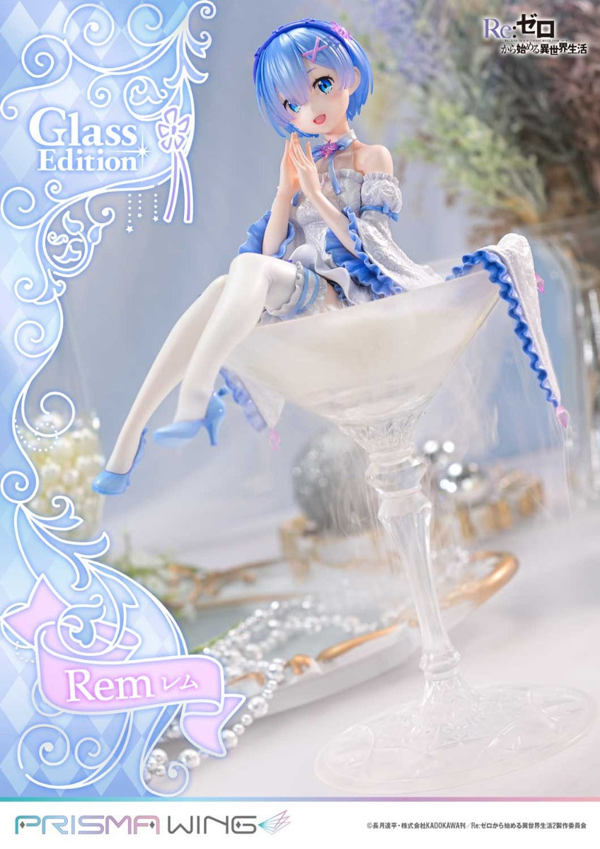Re:Zero Starting Life in Another World Prisma Wing Figure − Rem Glass Bonus Edition