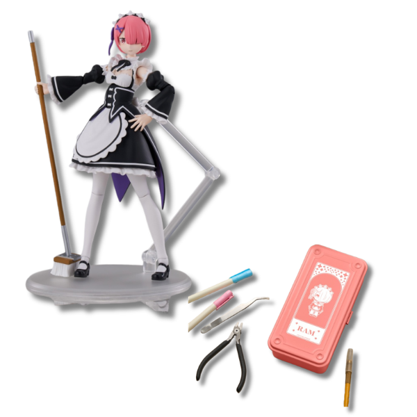 Re:Zero Starting Life in Another World Plastic Model Kit Figure - Ram (2 Types) + Bonus Item [Pre-Order Nov 2026]