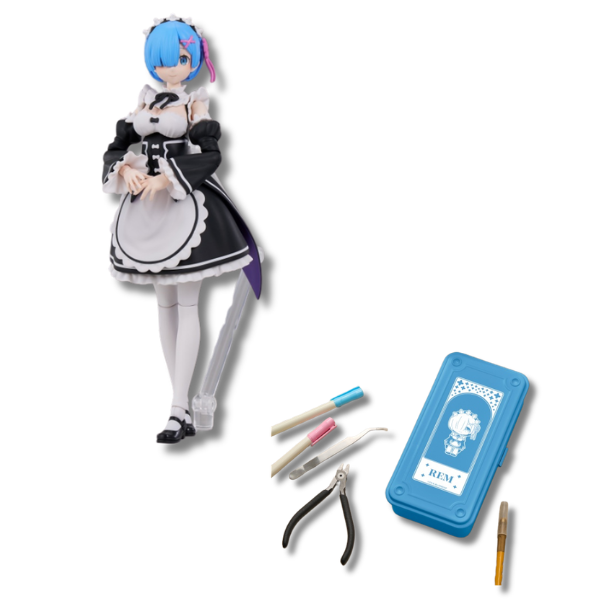 Re:Zero Starting Life in Another World Plastic Model Kit Figure - Rem (2 Types) + Bonus Item [Pre-Order Nov 2026]