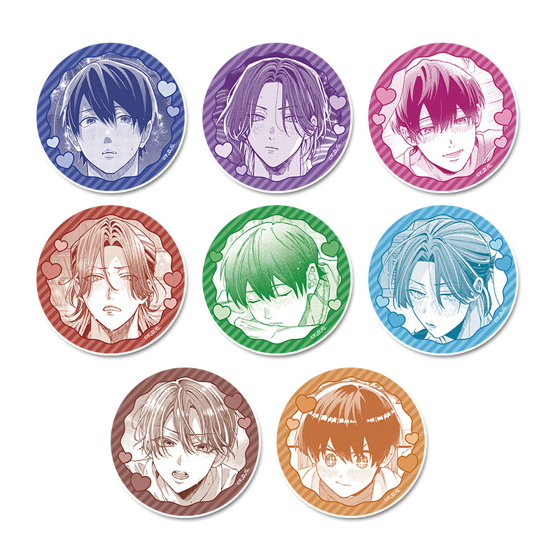 Shuki Shuki Max Heart - Trading Original Frame Can Badge  Complete Set of 6 [Pre-Order Apr 2026]