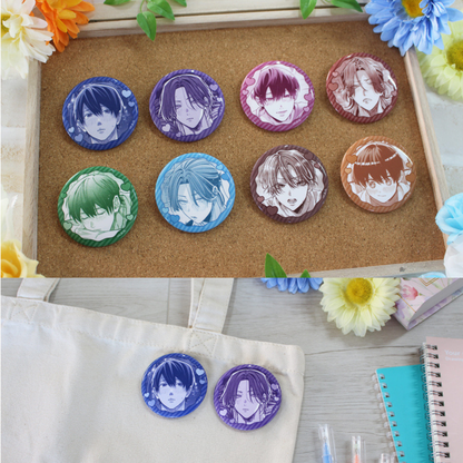 Shuki Shuki Max Heart - Trading Original Frame Can Badge  Complete Set of 6 [Pre-Order Apr 2026]