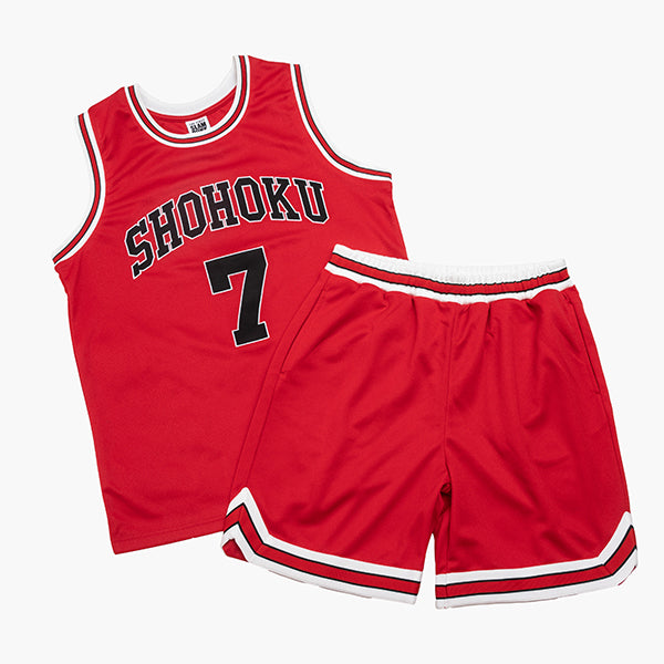 SHOHOKU バスケットボールユニフォーム 上下セット Slam Dunk - Ryota Miyagi Shohoku Uniform Set – JumpIchiban