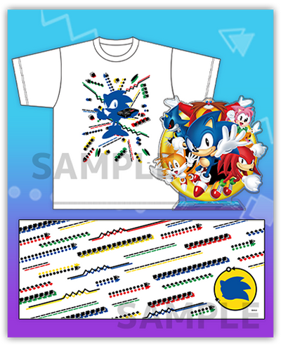Sonic Origins Plus DX Pack Ebten Limited PS5 - T-Shirt - Acrylic Stand - Towel - Cover - Artbook