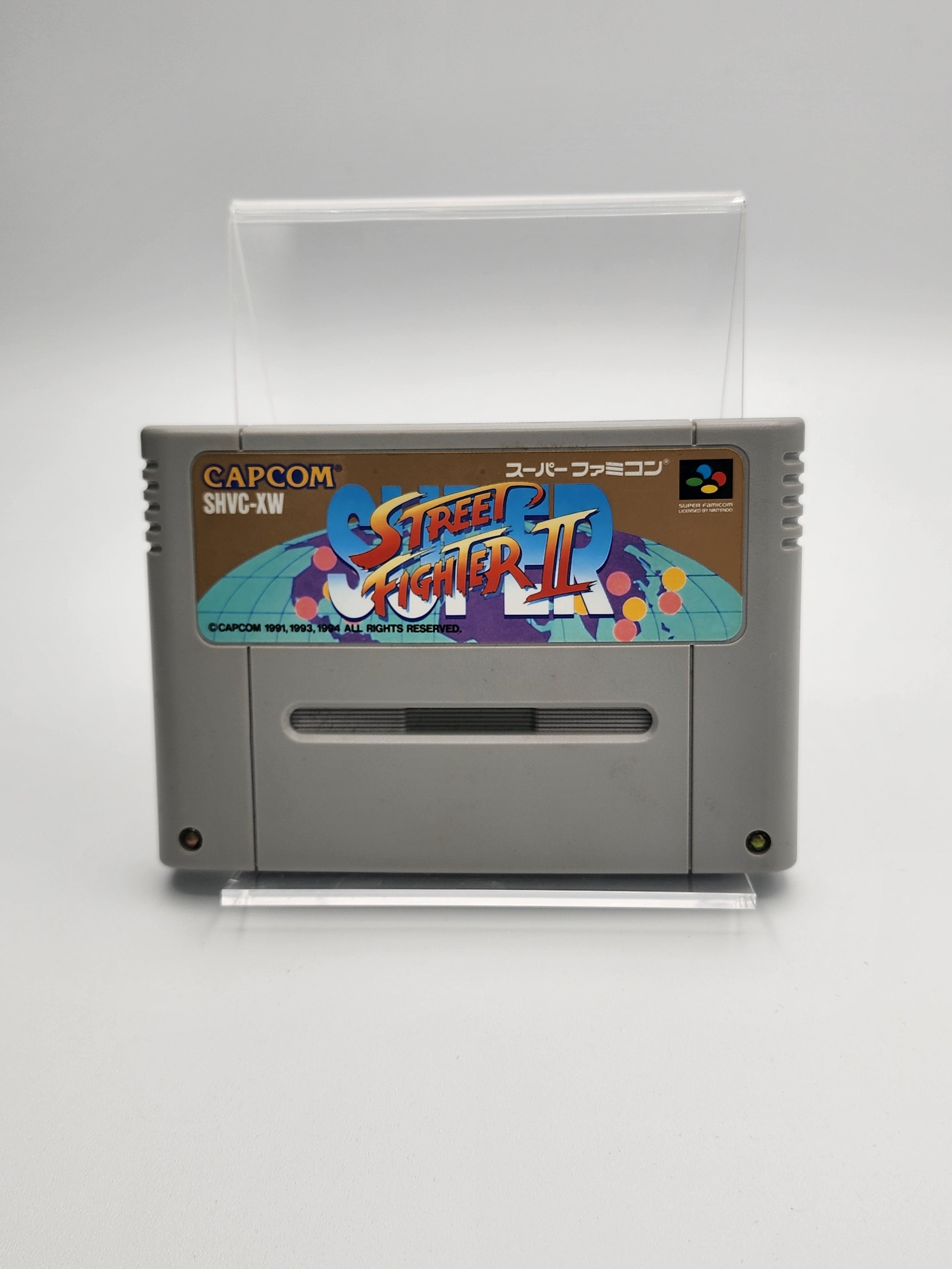 [USED JAPAN] Super Street Fighter II Super Famicom (Game Cartridge Only)
