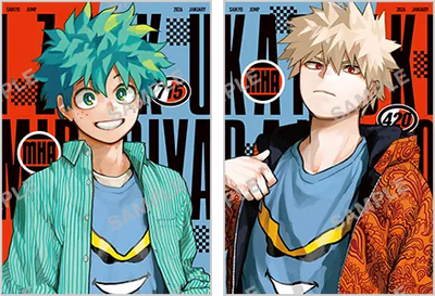 Saikyo Jump 1 2026 - My Hero Academia Cover + My Hero Academia Special Extra Chapter & Postcards & Holographic Stickers + Bonus