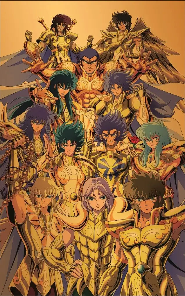 Saint Seiya TV Anime 40th Anniversary - K24 Pure Gold Card Gold Saints Ver. [Pre-Order Jan 2027]