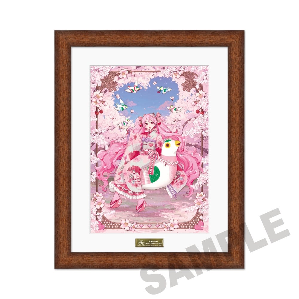 Sakura Miku x Hirosaki Sakura Festival 2026 - Character Fine Graph Art by iXima [Pre-Order Jul 2026]