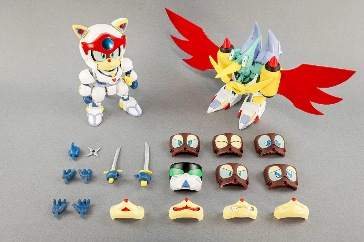 CIVIDINIコレクション Samurai Pizza Cat - Plastic Model Kit Speedy Cerviche & Goonie