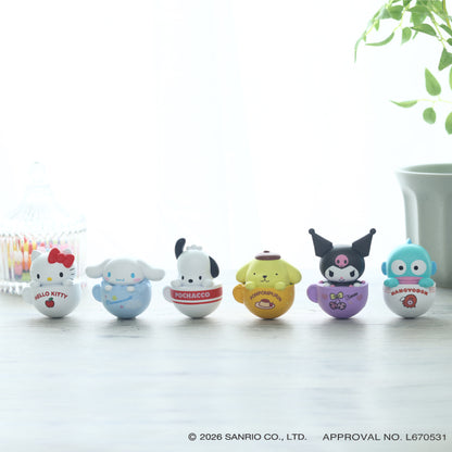 Sanrio Characters - Plump and Wobbly Tumbler Box Of 6 Types RANDOM [Pre-Order Nov 2026]