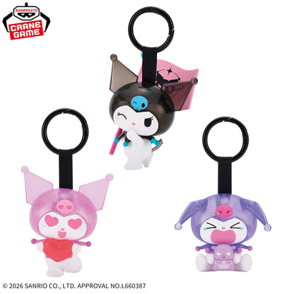 Sanrio Characters Figure Collection Keychain - Kuromi Complete Set of 3 Types [Pre-Order Aug 2026]