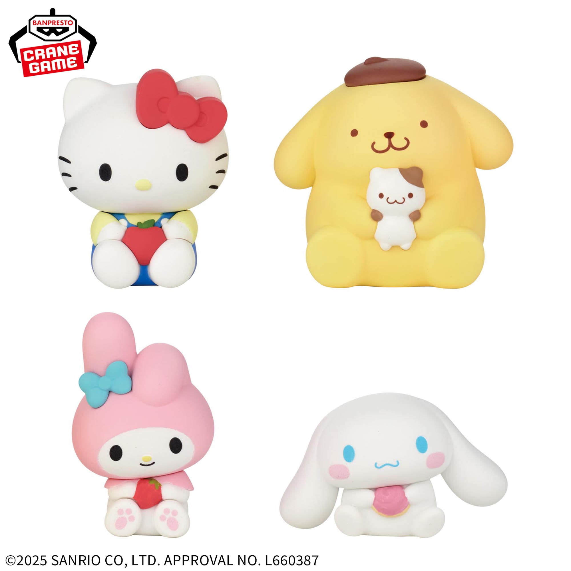Sanrio Characters Figures - Puchikoro Friends Everyone's Favorites Complete Set of 4 [Pre-order Dec 2025]