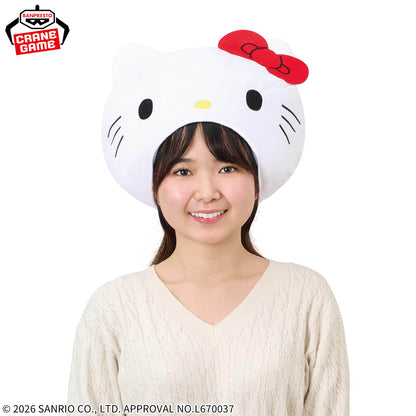 Sanrio Characters Fluffy Costume Hat - Hello Kitty