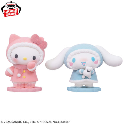 Sanrio Characters Fluffy Puffy - Hello Kitty and Cinnamoroll Duo Set [Pre-Order Jan 2026]