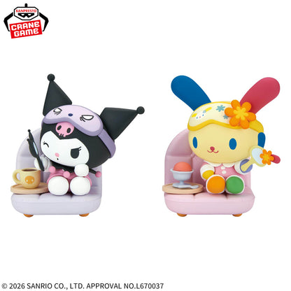 Sanrio Characters Nakayoshi Memories Relaxing Time At Home - Kuromi & Usahana Duo Set [Pre-Order Apr 2026]