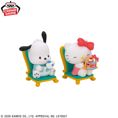 Sanrio Characters Nakayoshi Memories Tea Party - Pochacco & Hello Kitty Duo Set [Pre-Order Oct 2026]