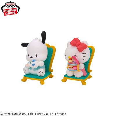 Sanrio Characters Nakayoshi Memories Tea Party - Pochacco & Hello Kitty Duo Set [Pre-Order Oct 2026]