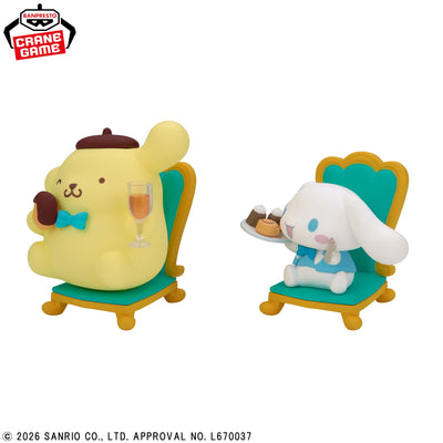 Sanrio Characters Nakayoshi Memories Tea Party - Pompompurin & Cinnamoroll Duo Set [Pre-Order Oct 2026]