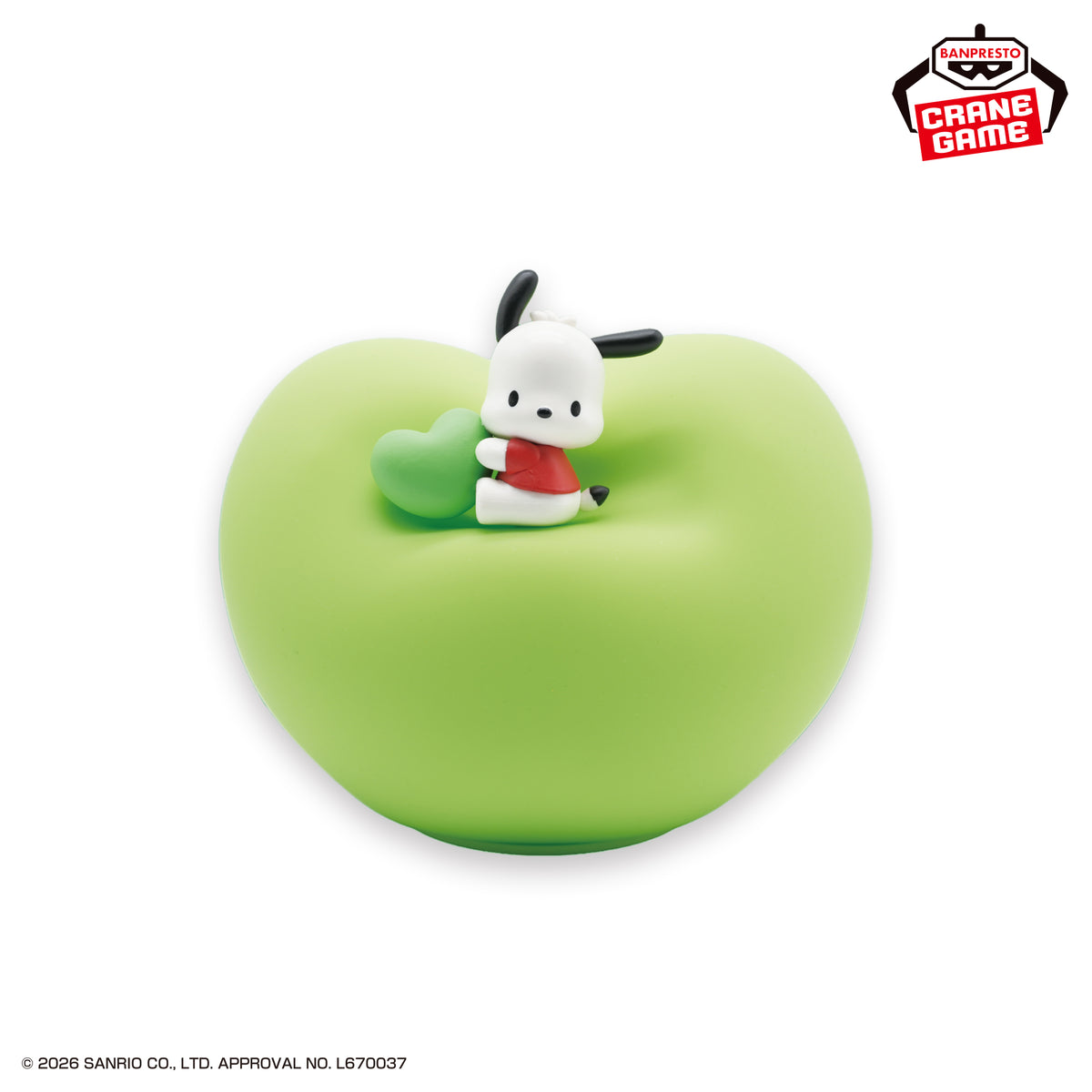 Sanrio Characters Squishy Heart Light - Pochacco [Pre-Order Oct 2026]