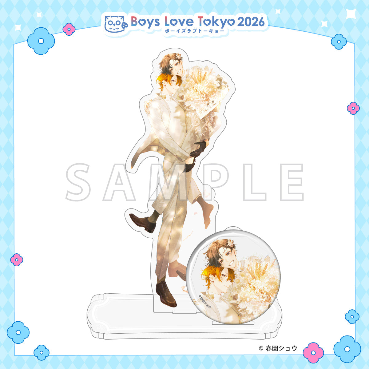 Sasaki and Miyano - Boys Love Tokyo 2026 Acrylic Stand & Can Badge Set [Pre-Order Late June 2026]