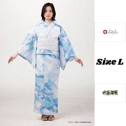 Jujutsu Kaisen Hidden Inventory / Prematured Death Furifu Women's Yukata + Heko Obi Set - Gojo Satoru
