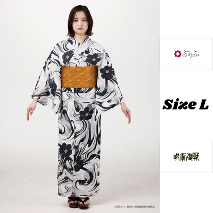 Jujutsu Kaisen Hidden Inventory / Prematured Death Furifu Women's Yukata + Heko Obi Set - Geto Suguru
