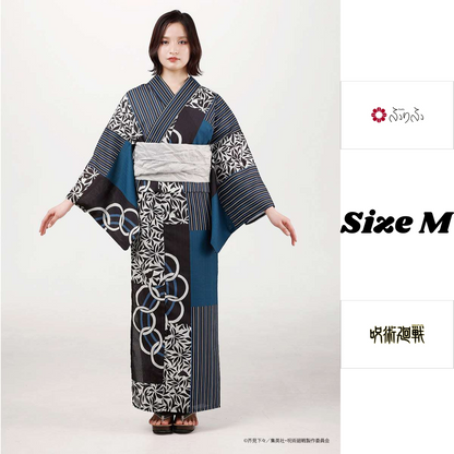 Jujutsu Kaisen Hidden Inventory / Prematured Death Furifu Women's Yukata + Heko Obi Set - Megumi Fushiguro