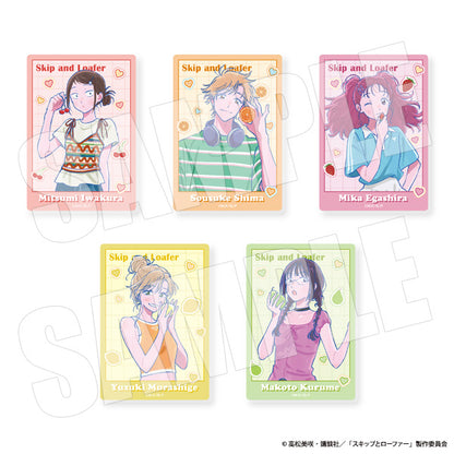 Skip and Loafer Stand Pop - Acrylic Cards Fruit Ver. Complete Set of 5 Types [Pre-Order Oct 2026]