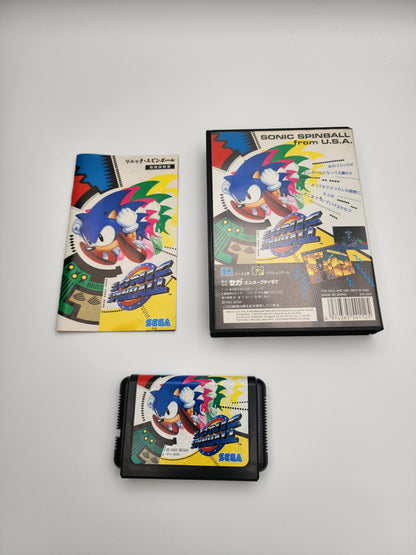 [USED JAPAN] Sonic Spinball Megadrive [SSP1]