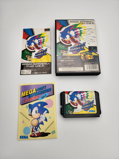 [USED JAPAN] Sonic Spinball Megadrive [SSP2]