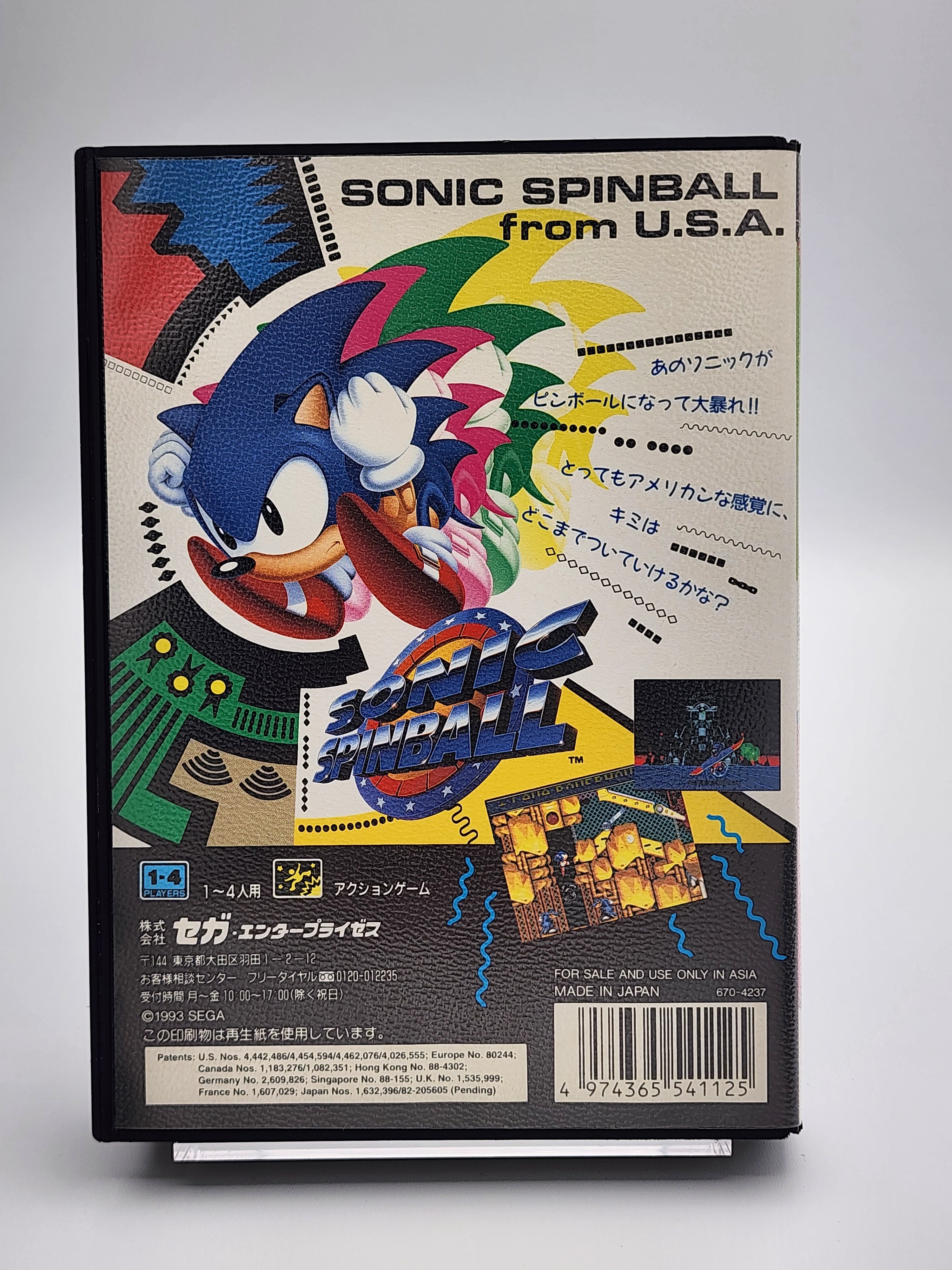 [USED JAPAN] Sonic Spinball Megadrive [SSP2]