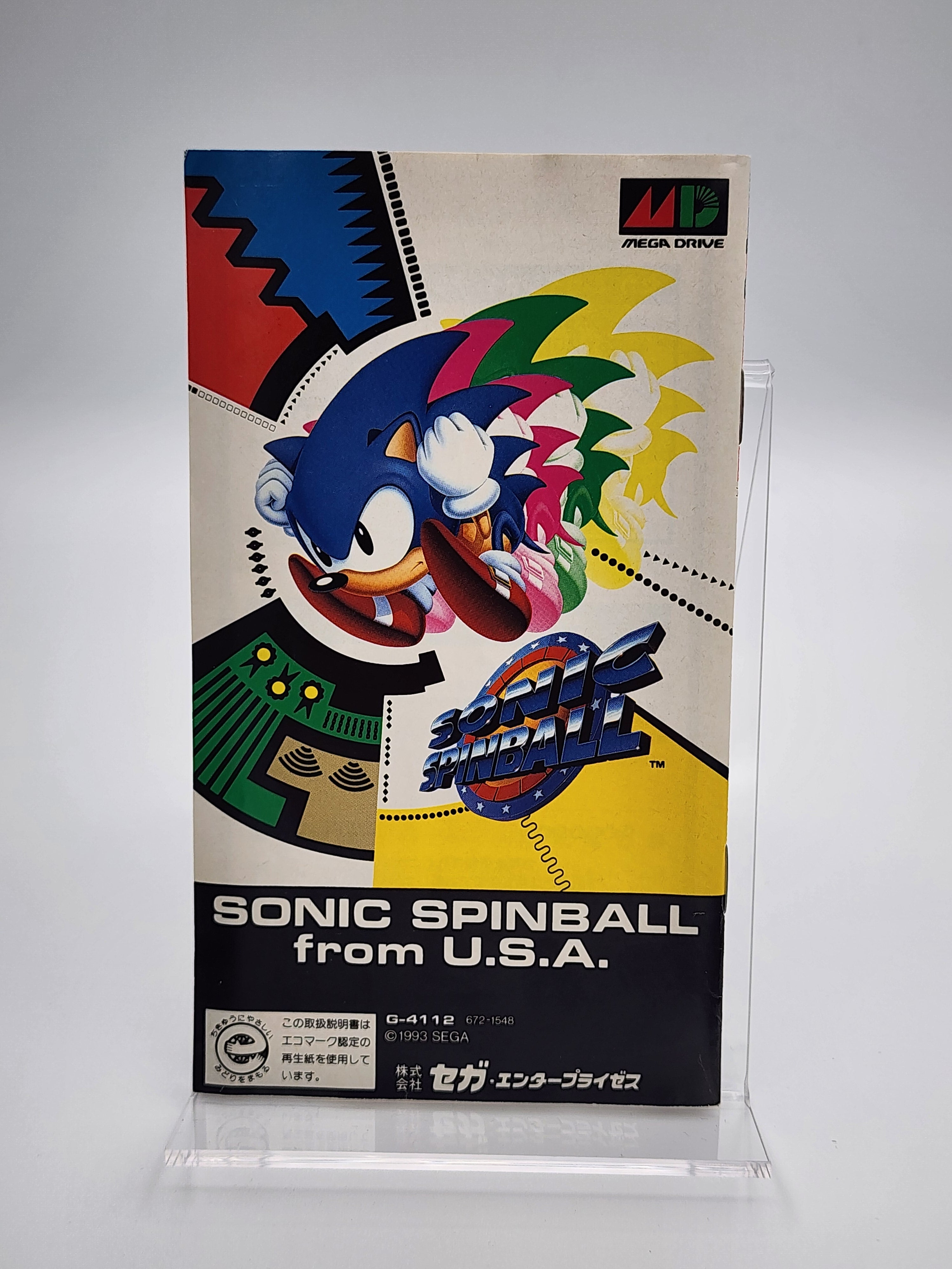 [USED JAPAN] Sonic Spinball Megadrive [SSP2]