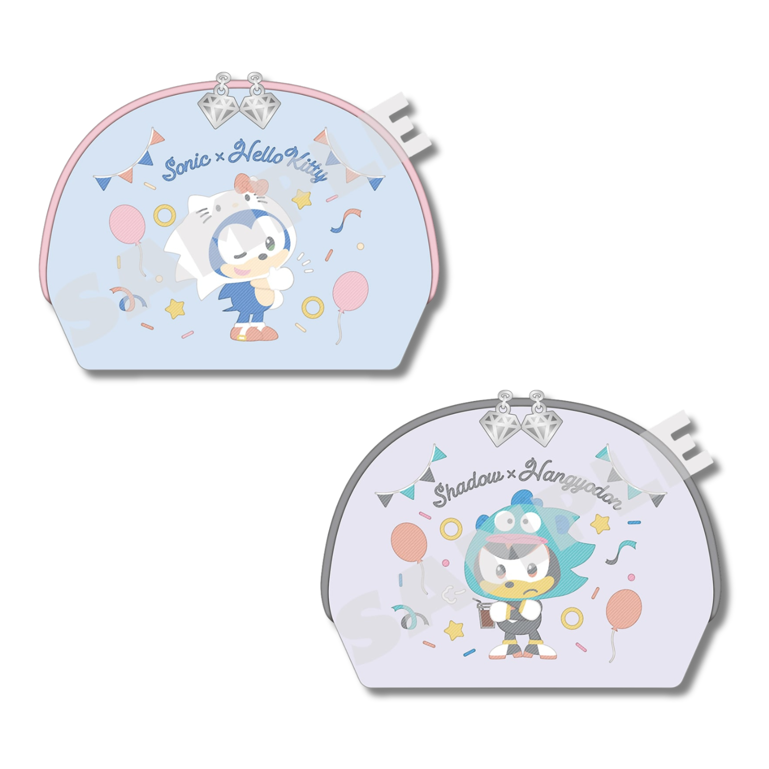 Sonic & FRIENDS x Sanrio characters - Pouch (2 Types) [Pre-order Jul 2 ...