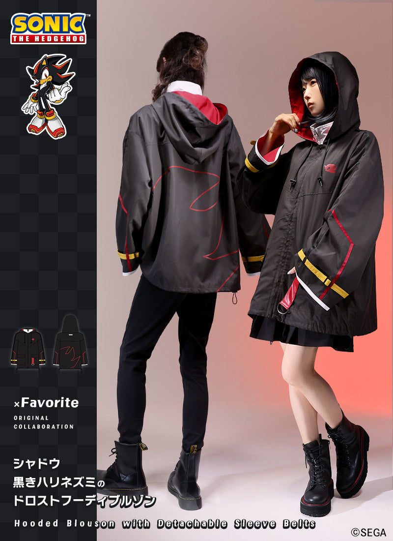 Sonic the Hedgehog x Favorite Collaboration - Shadow the Hedgehog Drawstring Hooded Blouson [Pre-Order Feb 2027]