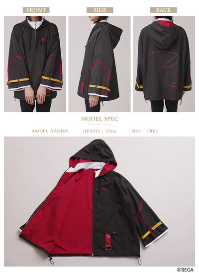 Sonic the Hedgehog x Favorite Collaboration - Shadow the Hedgehog Drawstring Hooded Blouson [Pre-Order Feb 2027]