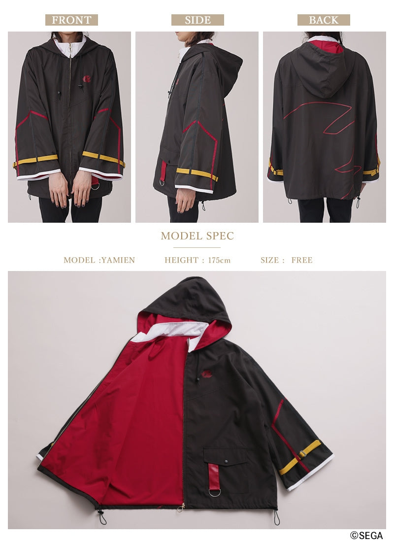 Sonic the Hedgehog x Favorite Collaboration - Shadow the Hedgehog Drawstring Hooded Blouson [Pre-Order Feb 2027]