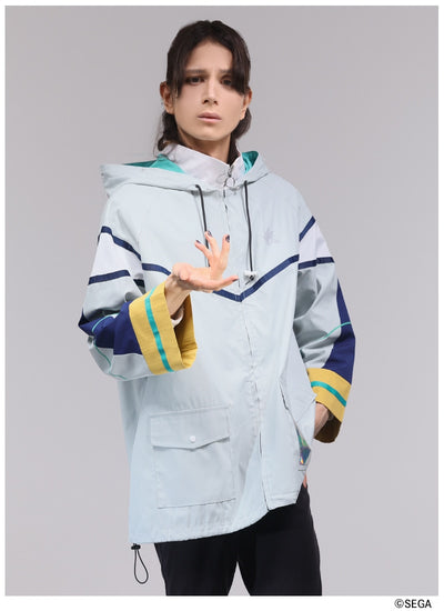 Sonic the Hedgehog x Favorite Collaboration - Silver The Hedgehog Drawstring Hooded Blouson With Fur [Pre-Order Feb 2027]