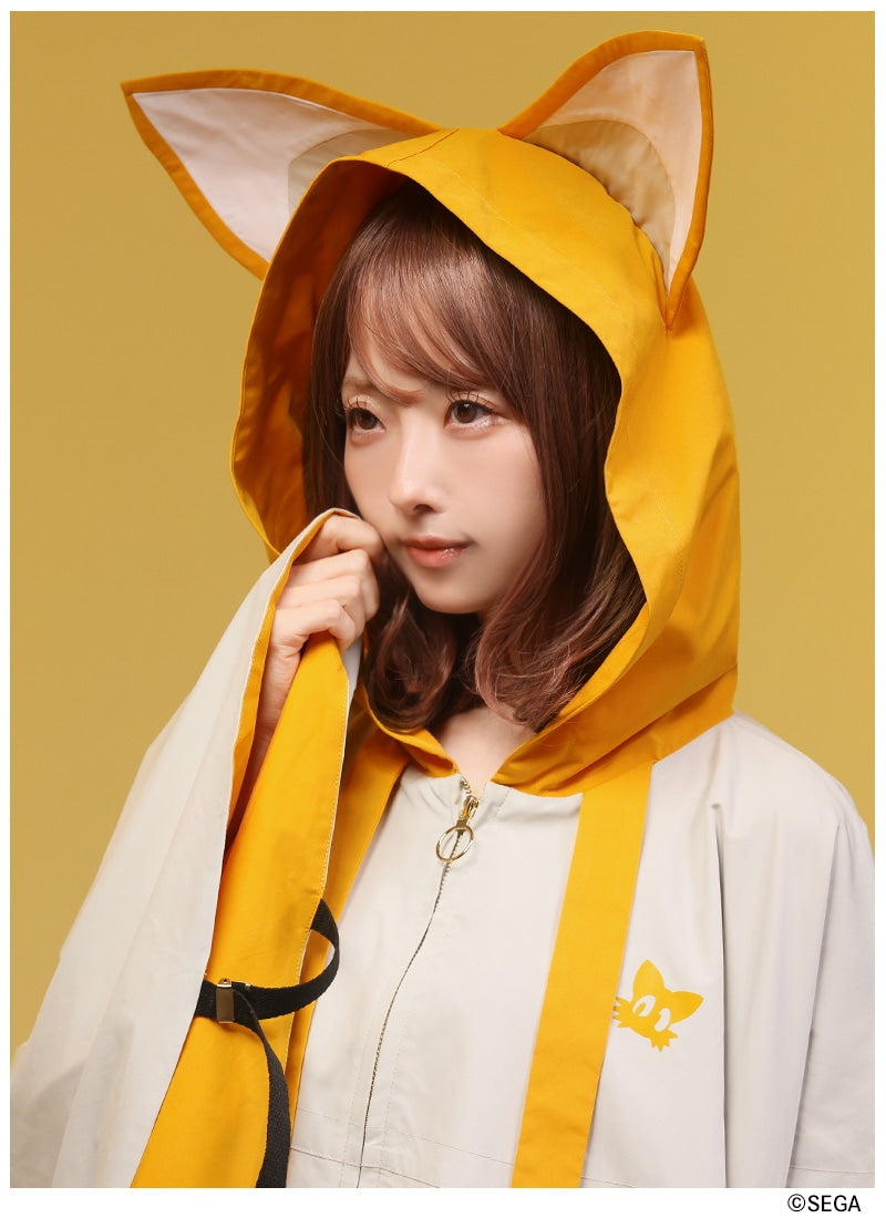 Sonic the Hedgehog x Favorite Collaboration - Tails Kind-Hearted Little Fox Cape Poncho Hoodie Jacket [Pre-Order Feb 2027]