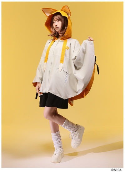 Sonic the Hedgehog x Favorite Collaboration - Tails Kind-Hearted Little Fox Cape Poncho Hoodie Jacket [Pre-Order Feb 2027]