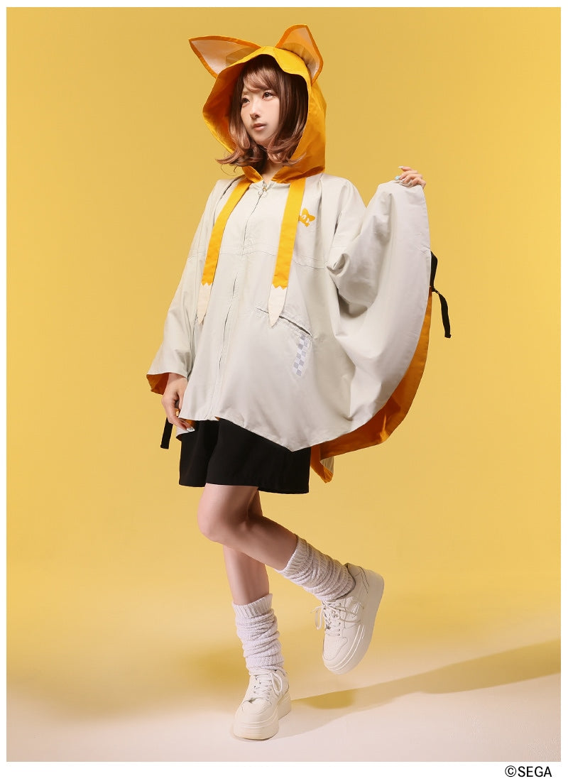 Sonic the Hedgehog x Favorite Collaboration - Tails Kind-Hearted Little Fox Cape Poncho Hoodie Jacket [Pre-Order Feb 2027]