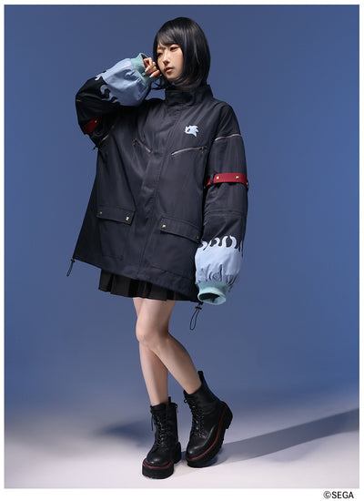 Sonic the Hedgehog x Favorite Collaboration - Werehog Midnight 2 Way Sleeve Monster Vest Jacket [Pre-Order Feb 2027]