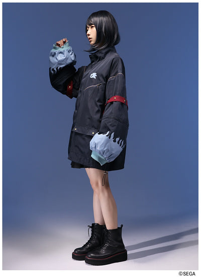 Sonic the Hedgehog x Favorite Collaboration - Werehog Midnight 2 Way Sleeve Monster Vest Jacket [Pre-Order Feb 2027]