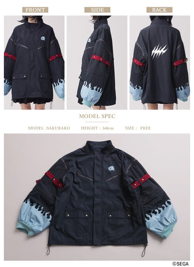 Sonic the Hedgehog x Favorite Collaboration - Werehog Midnight 2 Way Sleeve Monster Vest Jacket [Pre-Order Feb 2027]